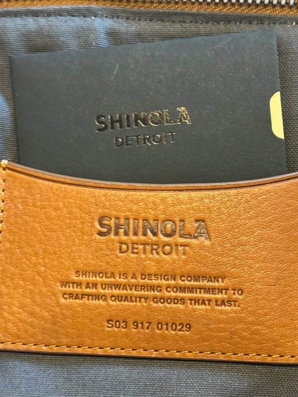 Shinola Detroit Runwell Leather Backpack - Tan Natural Grain